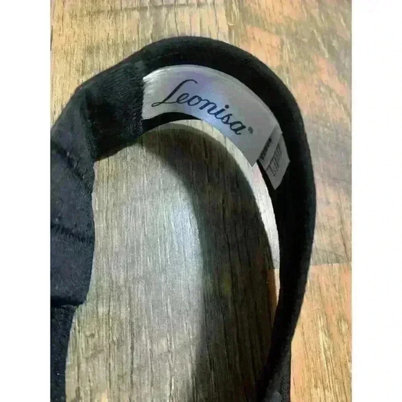 LEONISA Posture Corrector Wireless Back Support Bra Firm Black 38C NEW - Picture 4 of 6